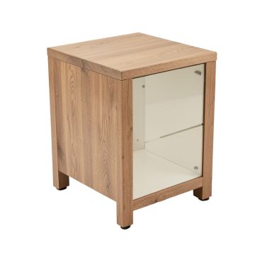 Wheel End Table With Storage