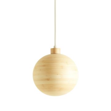Linden Branch Pendant Light Suspended From One Plain Cable - Ivory