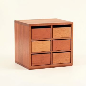 Brook Crossing Small-Parts Storage Drawer Cabinet - Terracotta (synthetic illustration; no displayed measurements)