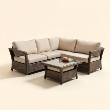 Baela Patio 3 Piece Seating Group With Cushions (synthetic illustration; no displayed measurements)