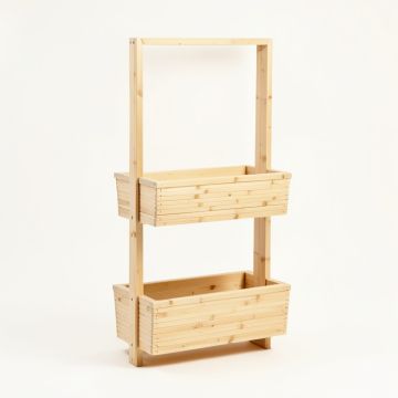 Linden Canyon Empty Vertical Garden Frame - Ivory (synthetic illustration; no displayed measurements)