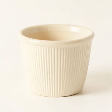 Dawn Bend Empty Planter - Cream (synthetic illustration; no displayed measurements)