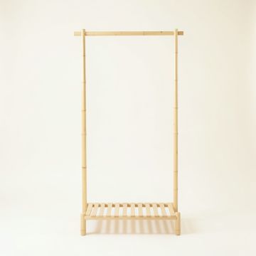 Alder Crest Empty Garment Rack - Ivory (synthetic illustration; no displayed measurements)