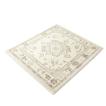 Rodeo Bohemian Aztec Tribal Ivory Rug
