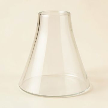 5 '' H Glass Bell Lamp Shade ( Screw On ) (synthetic illustration; no displayed measurements)