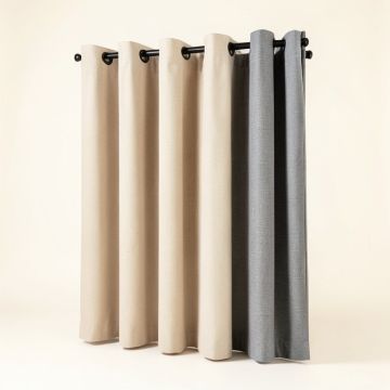 Covarrubias Solid Blackout Thermal Grommet Curtain Panels (synthetic illustration; no displayed measurements)