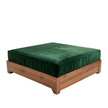 Leilla 85 '' Velvet Square Arm Sleeper