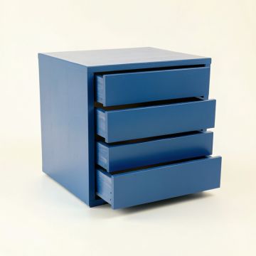 Sage Dell Small-Parts Storage Drawer Cabinet - Blue (synthetic illustration; no displayed measurements)