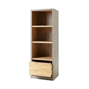 Spruce Dell Narrow Cubby Tower - Gray