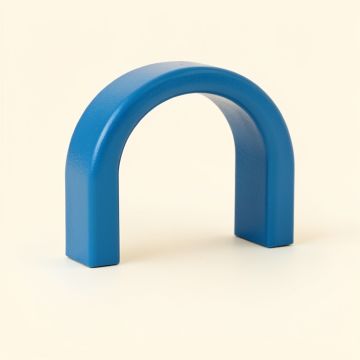 Maple Arc Cabinet Handle Without Packaging - Blue (synthetic illustration; no displayed measurements)