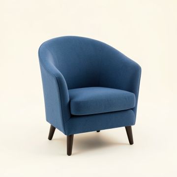 Lake Brook Upholstered Armchair - Blue (synthetic illustration; no displayed measurements)
