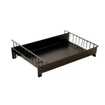 Harbor Field Empty Under-Desk Cable Tray - Black