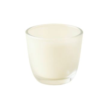 Shore Bluff Empty Candle Holder - White