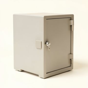 Safe With Key Lock (synthetic illustration; no displayed measurements)