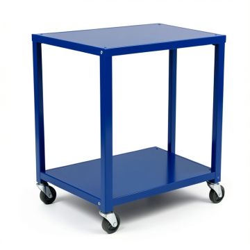 Ridge Edge Empty Rolling Workshop Cart - Blue (synthetic illustration; no displayed measurements)