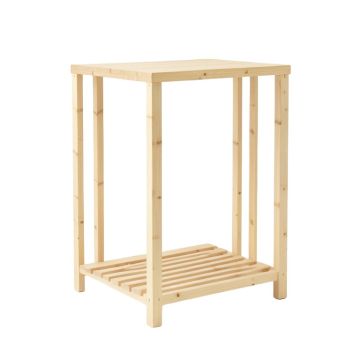 Spruce Arc Freestanding Laundry Folding Counter - Ivory