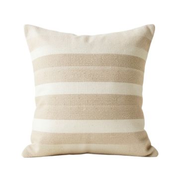 Flint Brook Filled Accent Pillow - Beige