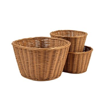 Natural 3 Piece Seagrass Basket Set