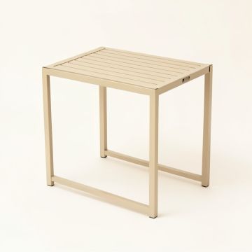Linden Crest Compact Balcony Table - Beige (synthetic illustration; no displayed measurements)