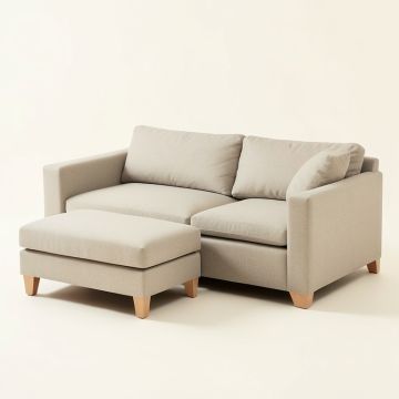 Abello 90 '' Wide Reversible Modular Sofa & Chaise With Ottoman (synthetic illustration; no displayed measurements)