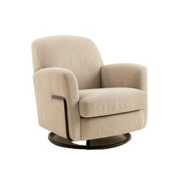 Herkimer 27 '' Wide Wool Swivel Lounge Chair