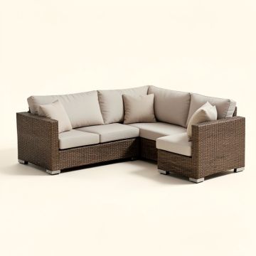 Baran Outdoor 4 Piece Sofa Seating Group With Cushions (synthetic illustration; no displayed measurements)