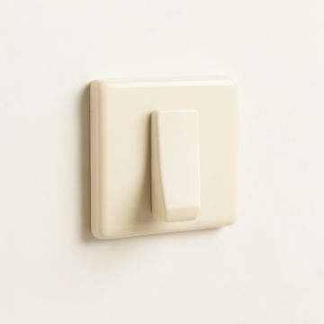 Stone Canyon Wall-Mounted Robe Hook - Ivory (synthetic illustration; no displayed measurements)