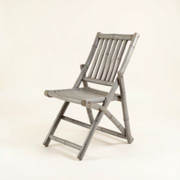 Heath Branch Folding Outdoor Chair - Gray (synthetic illustration; no displayed measurements)