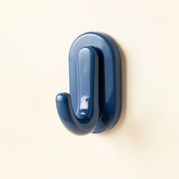 Slate Bluff Wall-Mounted Robe Hook - Blue (synthetic illustration; no displayed measurements)