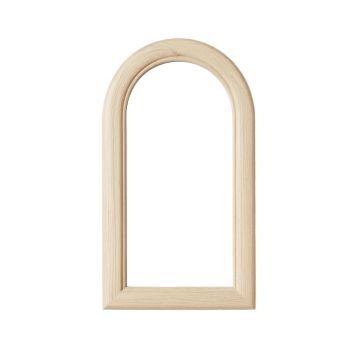 Aspen Bridge Framed Wall Mirror - Beige