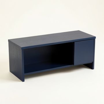 Reed Arc Shoe Storage Bench (synthetic illustration; no displayed measurements)