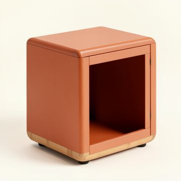 Laurel Field Side Table - Terracotta (synthetic illustration; no displayed measurements)