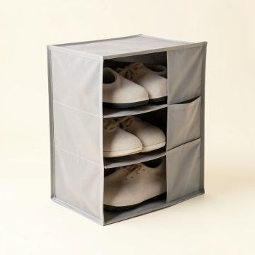 Non-Woven Rack 36 Pair Shoe Storage Cabinet (synthetic illustration; no displayed measurements)