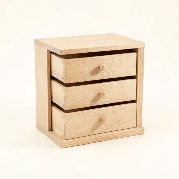 Glen Canyon Small-Parts Storage Drawer Cabinet - Beige (synthetic illustration; no displayed measurements)