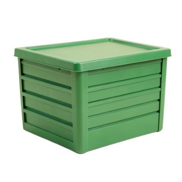 Aspen Crest Closed Outdoor Storage Box - Green