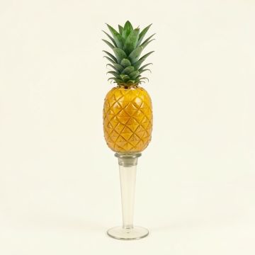 Aloha Pineapple Glass Garden Torch (synthetic illustration; no displayed measurements)
