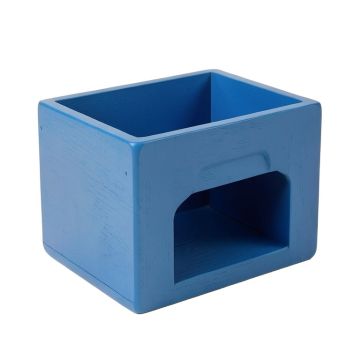 Aspen Bluff Empty Furniture-Style Litter Enclosure - Blue
