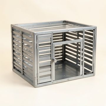 Briar Falls Empty Furniture-Style Pet Crate - Gray (synthetic illustration; no displayed measurements)