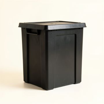 Cliff Dale Closed Outdoor Storage Box - Black (synthetic illustration; no displayed measurements)