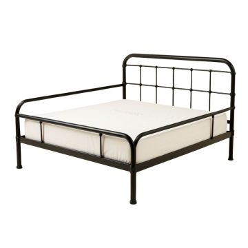 Francis Farmhouse Metal Platform Bed (synthetic illustration; no displayed measurements)