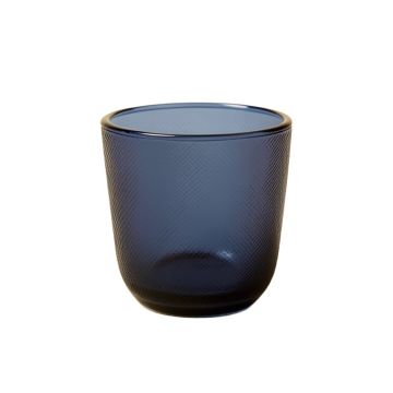 Linden Bluff Empty Candle Holder - Navy