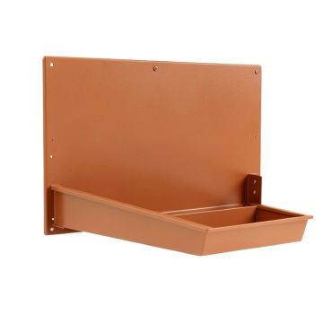 Dawn Bridge Empty Wall-Mounted Tool Organizer Panel - Terracotta