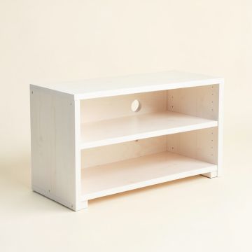 Carnes Corner Tv Stand For Tvs Up To 55 '' (synthetic illustration; no displayed measurements)