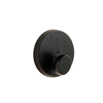 Moss Bluff Wall-Mounted Robe Hook - Black
