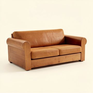 Rolled Arm Sofa (synthetic illustration; no displayed measurements)