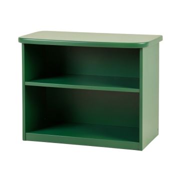 Lake Bend Low Bookcase - Green
