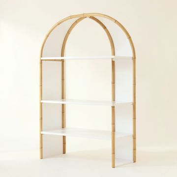 Hill Brook Freestanding Bookcase - White (synthetic illustration; no displayed measurements)