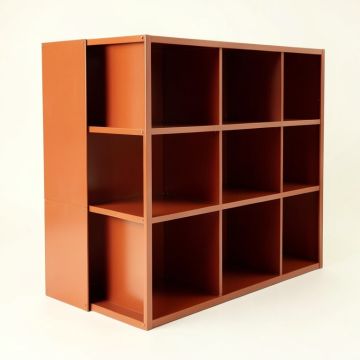 Willow Arc Desktop Shelving Unit (synthetic illustration; no displayed measurements)