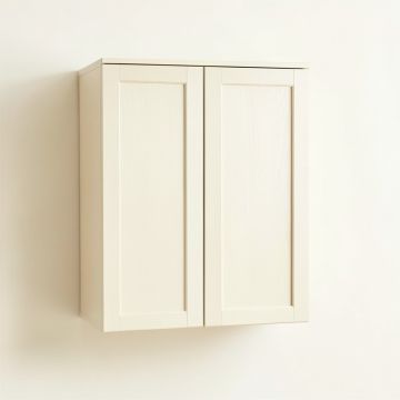 Spruce Bluff Wall-Mounted Laundry Cabinet - Ivory (synthetic illustration; no displayed measurements)