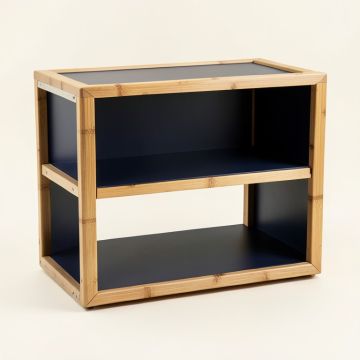 Elm Arc Empty Mug-Storage Cabinet Insert (synthetic illustration; no displayed measurements)